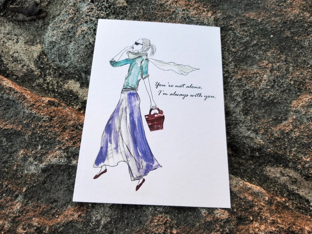 Postcard/万用明信片/明信片/手绘 - 卡片/明信片 - 纸 白色