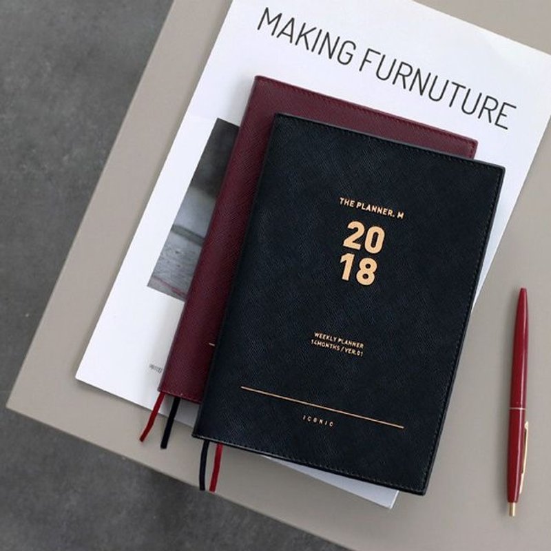 ICONIC 2018经典周志M(时效)-尊爵黑,ICO50671 - 年历/台历 - 纸 黑色