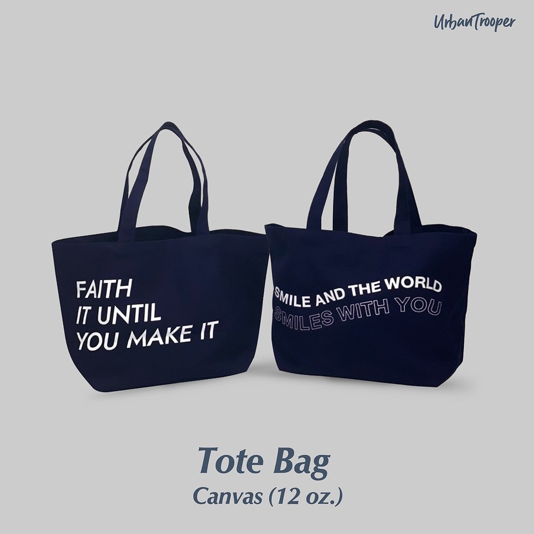 布手提袋 Tote Bag - 其他 - 棉 蓝色
