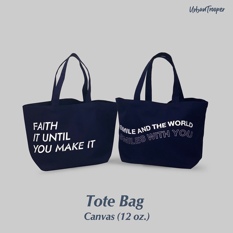 布手提袋 Tote Bag - 其他 - 棉 蓝色