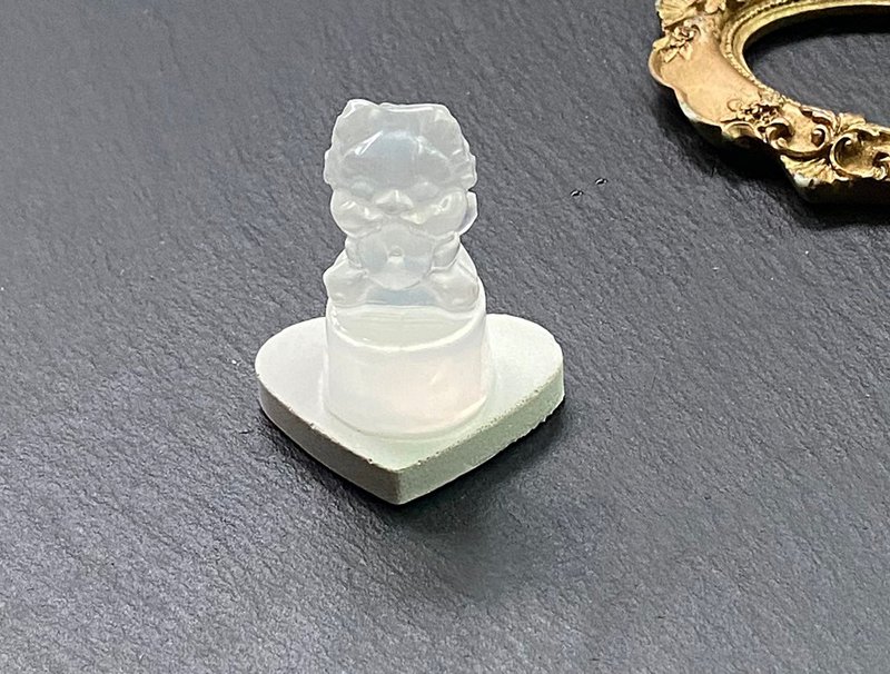 小小能量摆件-聚财旺运高频率透石膏能量吞金神兽 净化 冥想 疗愈 - 其他 - 水晶 白色