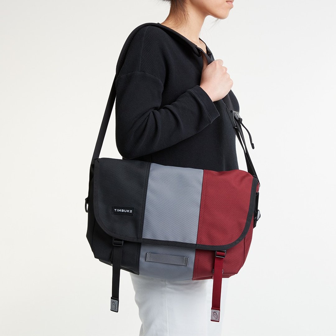 TIMBUK2 CLASSIC MESSENGER ECO 经典邮差包 S - 红灰配色 - 侧背包/斜挎包 - 其他材质 红色