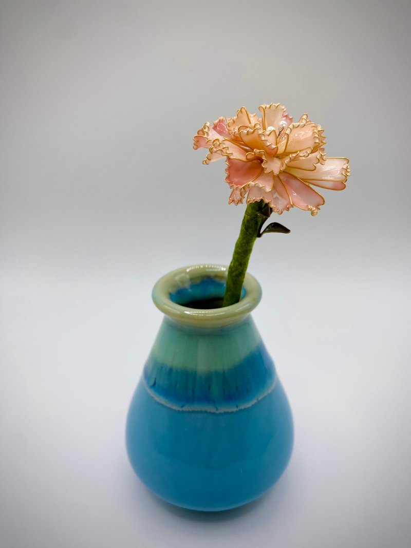 Jocelyn 水晶花-康乃馨-粉/造花液/树脂花/滴胶/母亲节礼物 - 植栽 - 树脂 