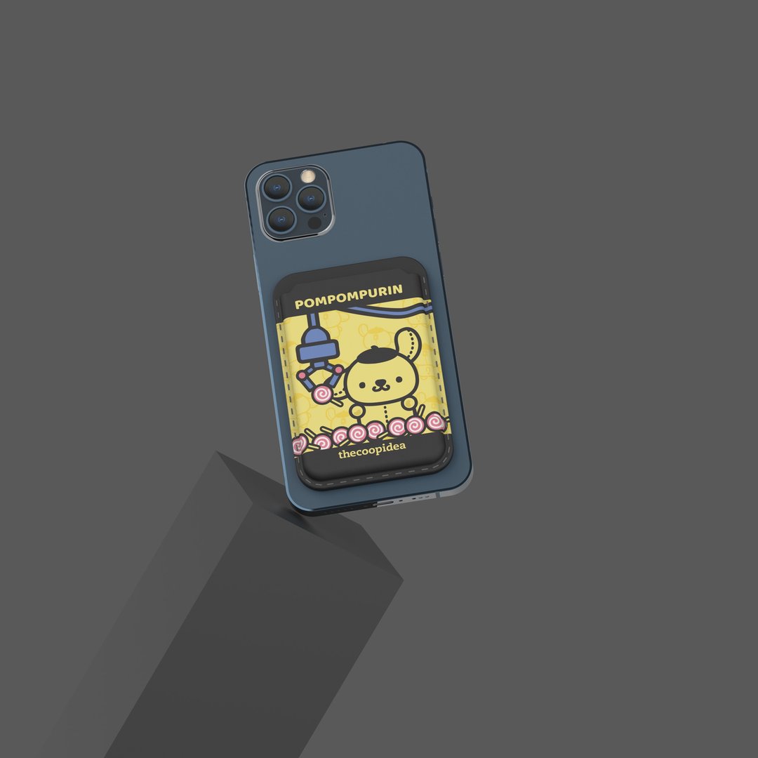 Pompompurin x thecoopidea WELT iPhone 磁力卡片 / 银包套 - 名片夹/名片盒 - 聚酯纤维 