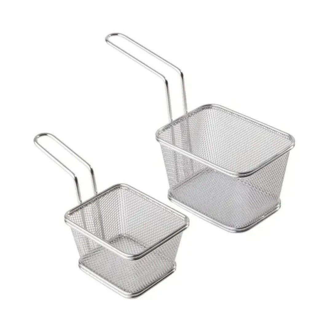 【303select】APS | 德国 饭店专用炸物篮(长方形/方形) - 厨房用具 - 不锈钢 