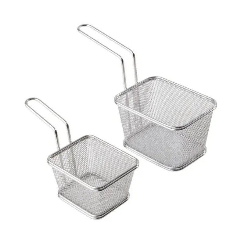【303select】APS | 德国 饭店专用炸物篮(长方形/方形) - 厨房用具 - 不锈钢 