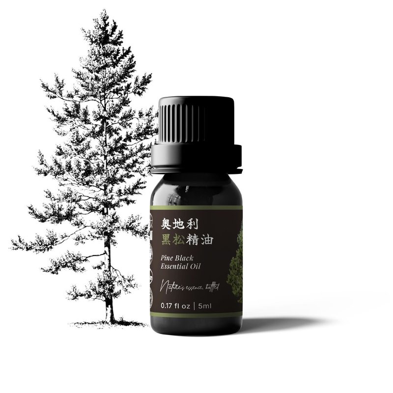 【卡佛香】奥地利黑松精油 - 香薰/精油/线香 - 玻璃 黑色