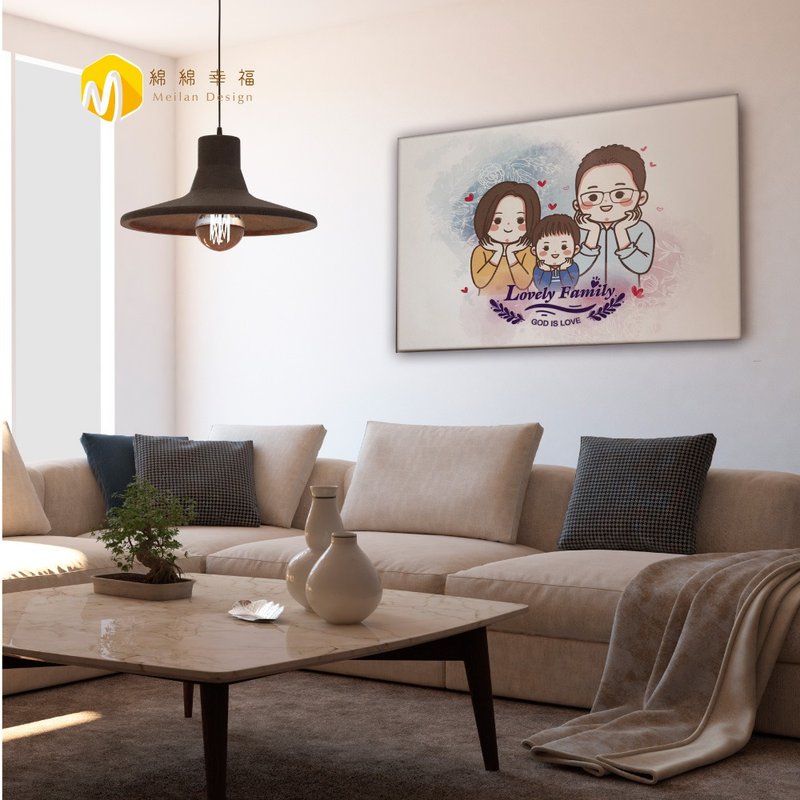 【加购】油画框礼盒组 │似颜绘 婚礼人物 送礼 布置 - 海报/装饰画/版画 - 防水材质 白色