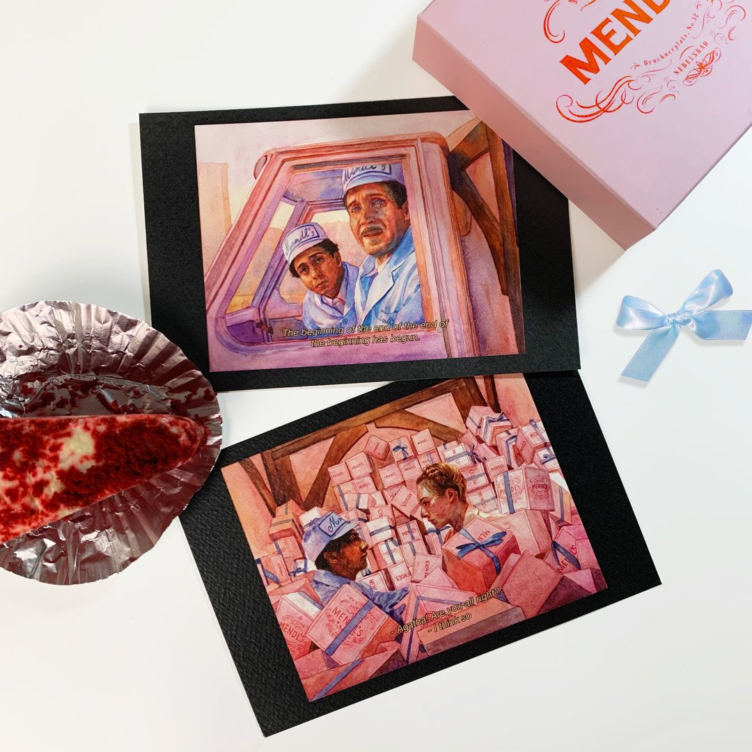 The Grand Budapest Hotel POSTCARDs - 插画/绘画/写字 - 纸 