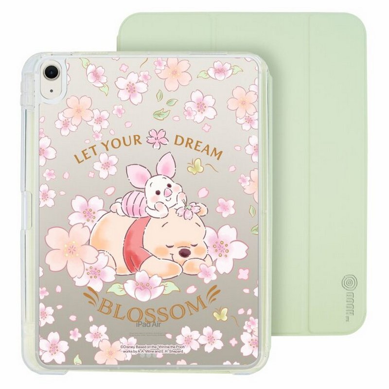 迪士尼 小熊维尼iPad Air 11/pro13可拆式防摔透明笔槽折套ipad - 平板/电脑保护壳 - 塑料 多色