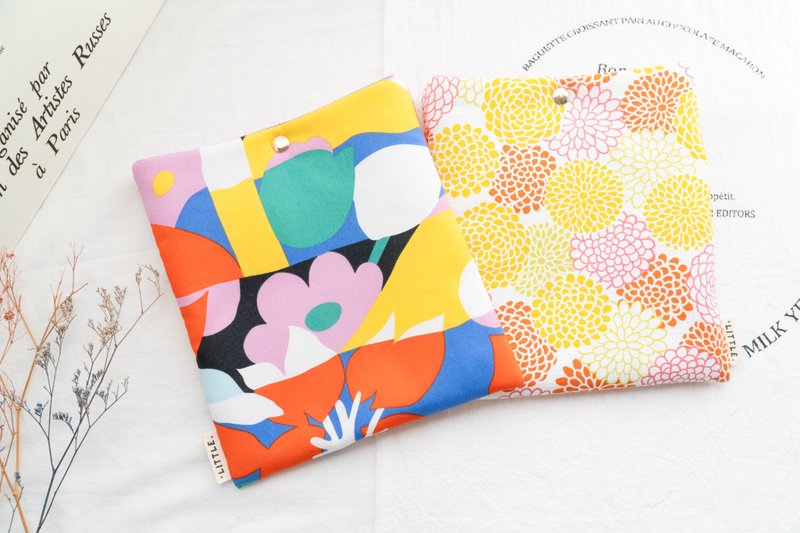 电子书阅读器 | 阅读器保护套 | 读墨kobo阅读器 | 花系列 - 平板/电脑保护壳 - 棉．麻 黑色