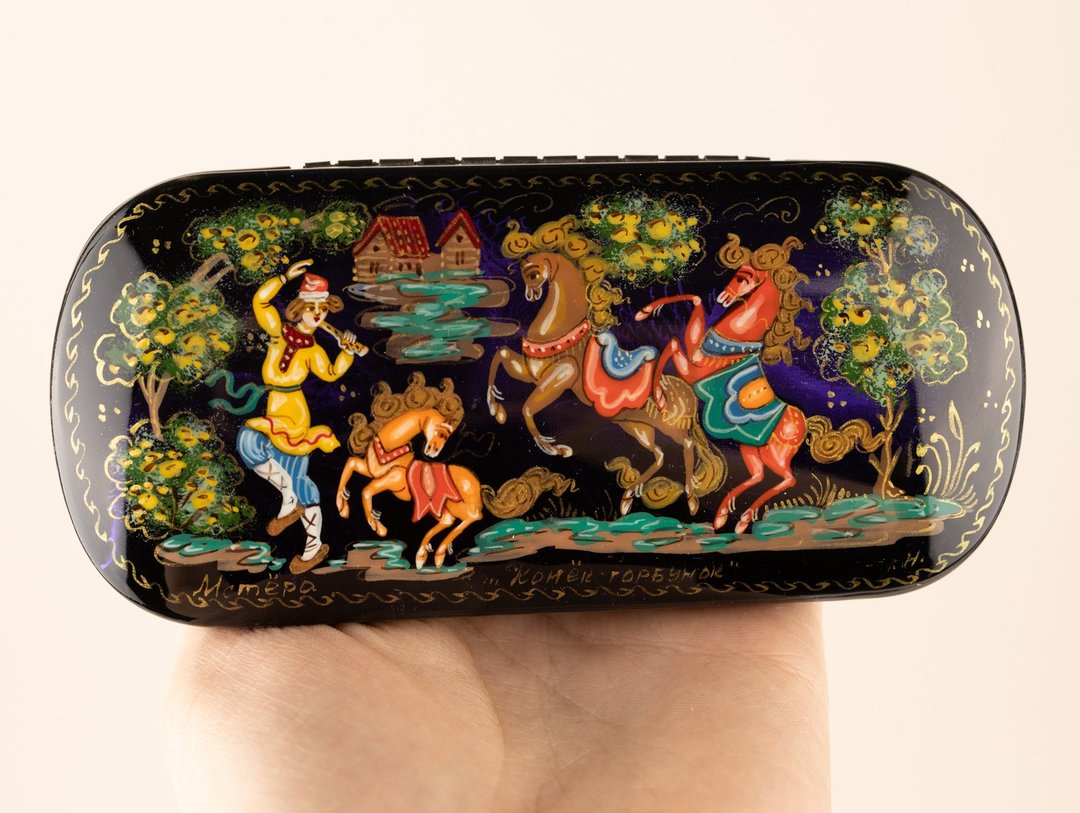 Sunglass case, Glasses case personalized, Hand Painted Eyeglass Eyeglass Case - 眼镜/眼镜框 - 其他材质 