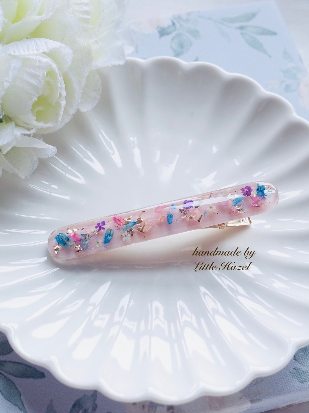 Handmade 发夹 滴胶发夹发饰 UV Resin Hairclip - 发饰 - 其他材质 