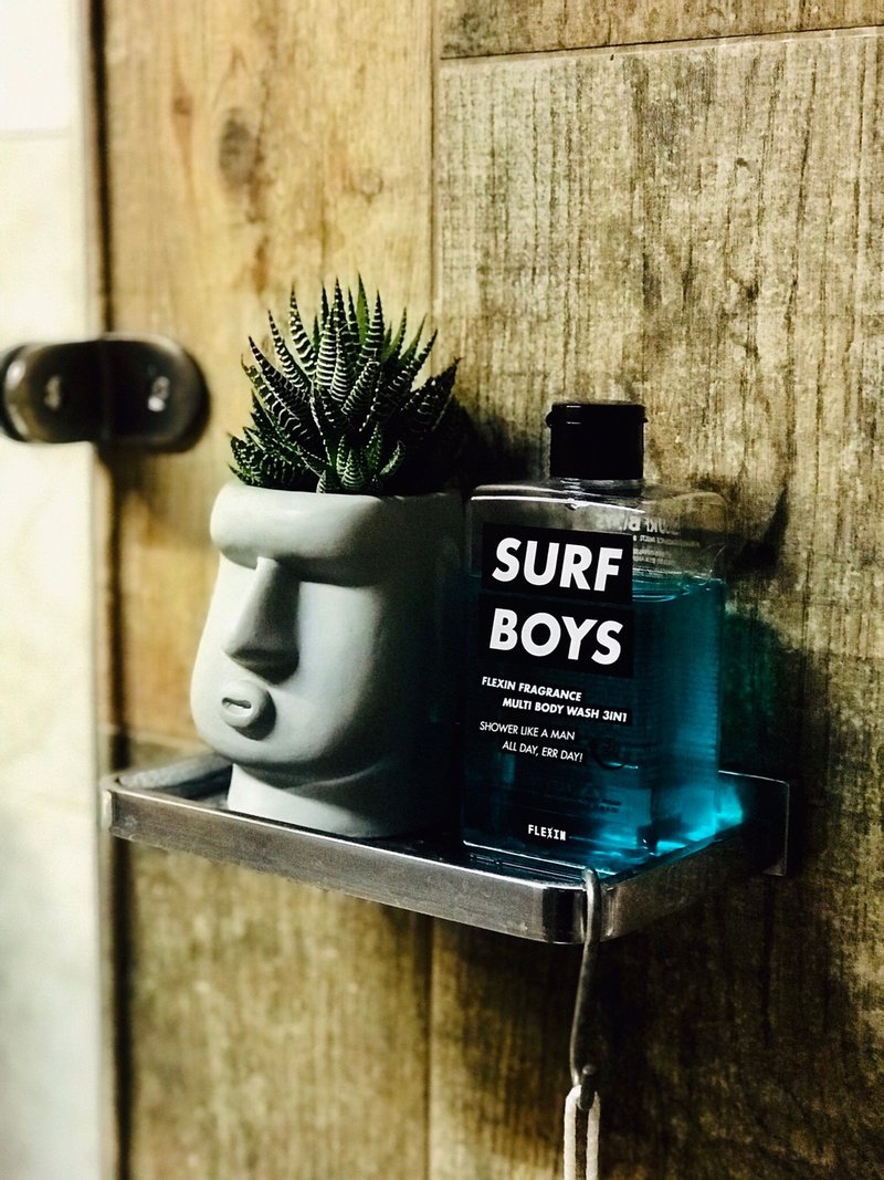 Dumdum摩艾笔筒盆栽 - 笔筒/笔座 - 树脂 灰色