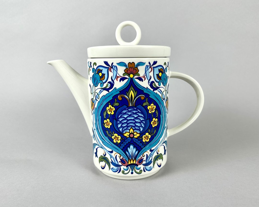 Villeroy & Boch 咖啡或茶壶伊兹密尔系列卢森堡 1973 年 - 锅具/烤盘 - 瓷 蓝色