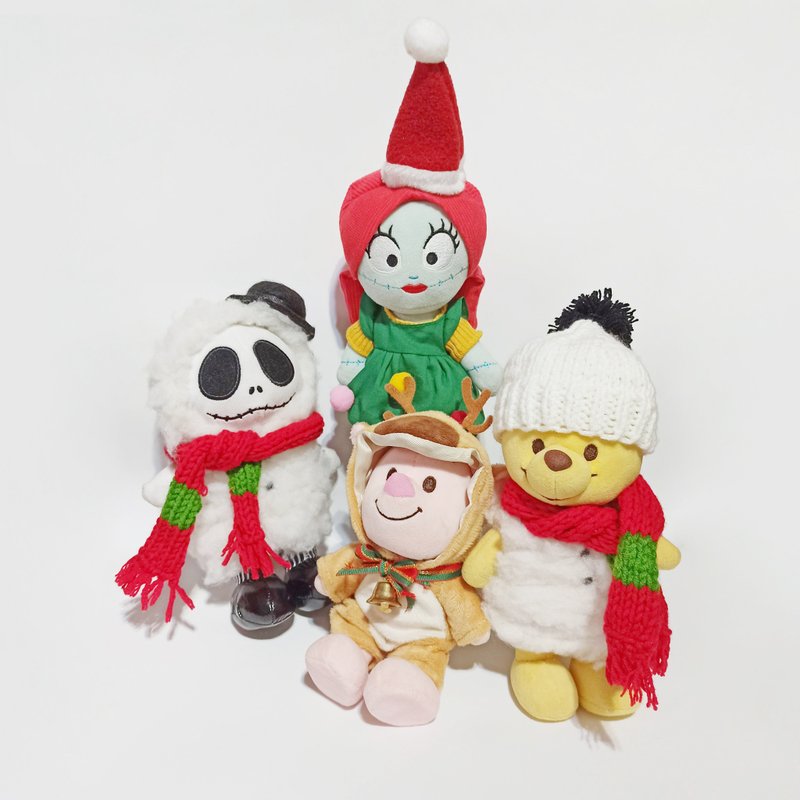 nuiMOs_17cm娃娃_手作娃衣_圣诞装 - 玩偶/公仔 - 棉．麻 多色