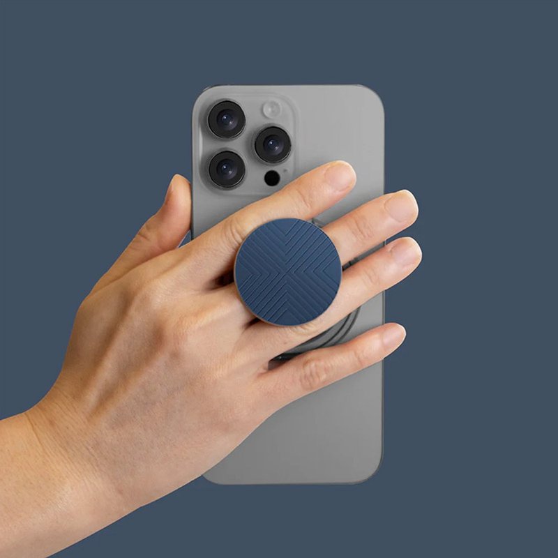 GripFit 磁吸指环支架 手机支架/磁吸支架 -蓝色 - 手机座/防尘塞 - 其他材质 蓝色