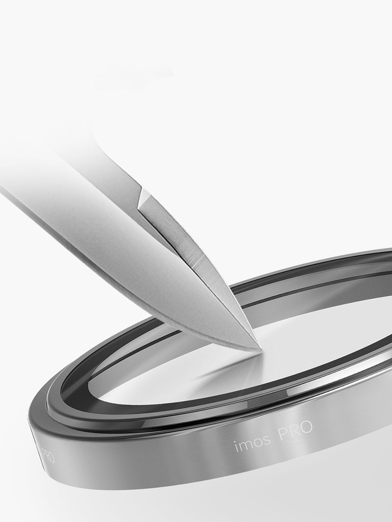 imos iPhone15 Pro Max PVDSS不锈钢系列 蓝宝石镜头保护镜(三颗) - 手机配件 - 不锈钢 多色