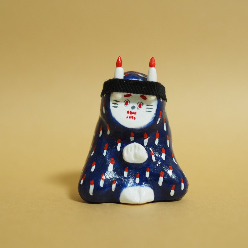 庆典猫 - 玩偶/公仔 - 粘土 蓝色