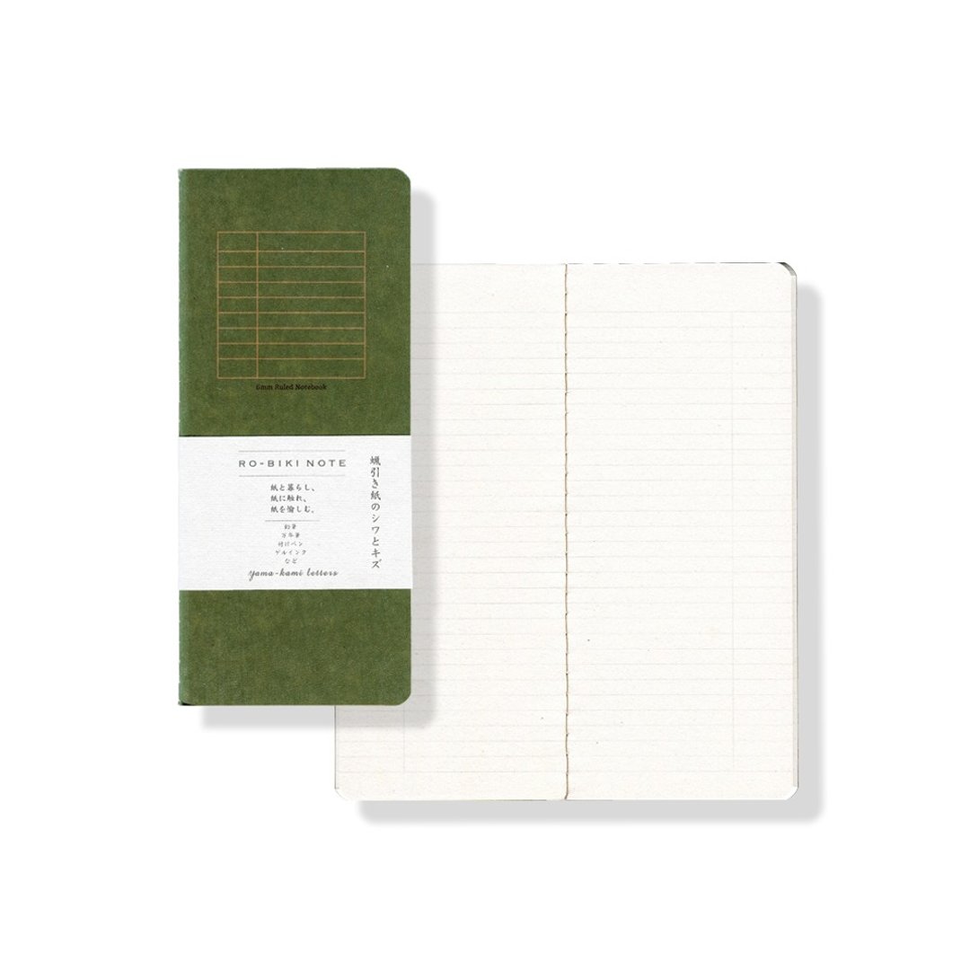RO-BIKI NOTE 6mm罫线 - 笔记本/手帐 - 纸 绿色
