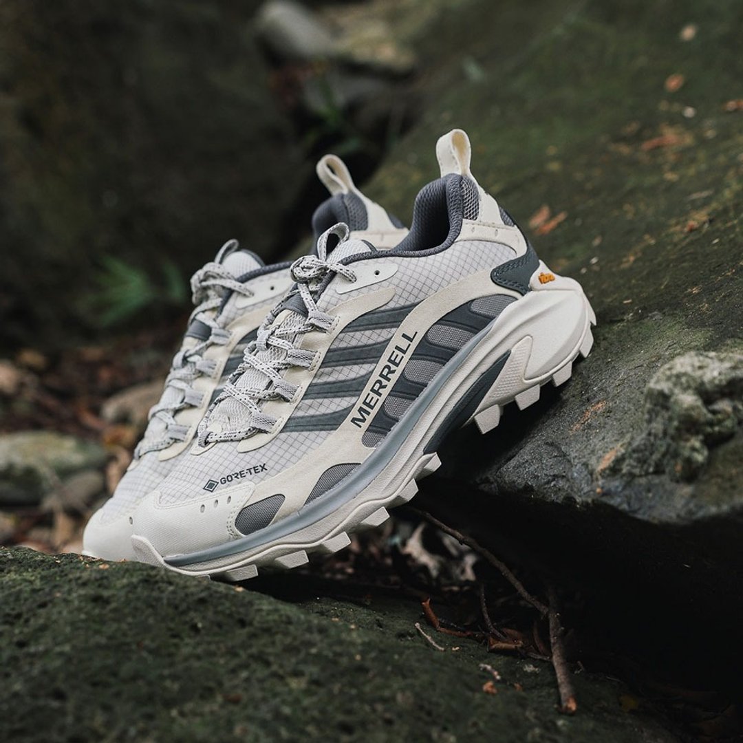MERRELL MOAB SPEED 2 GORE-TEX 抗撕裂防水登山健行鞋 男鞋 - 灰 - 男款运动鞋/球鞋 - 防水材质 