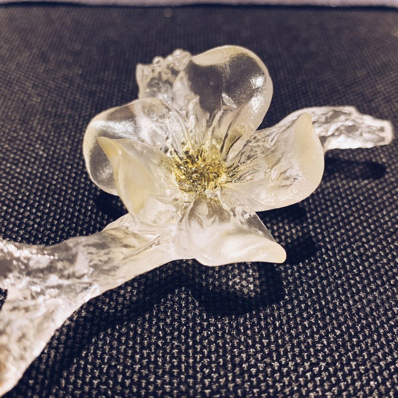 琉璃 梅花枝 茶枕 - 茶具/茶杯 - 琉璃 