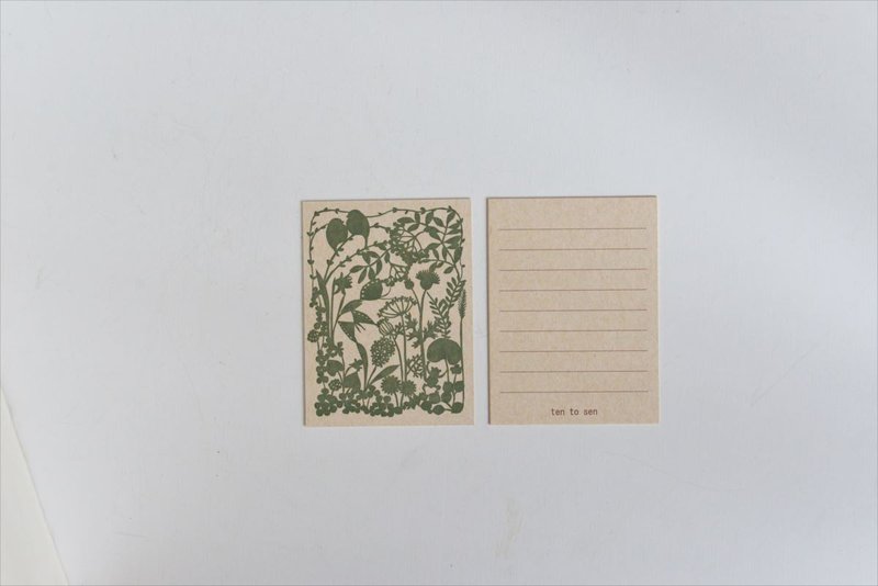 【仓敷意匠】点と线模様制作所 - 凸版印刷小卡 : 26563-02 - 卡片/明信片 - 纸 