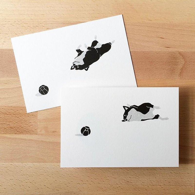 纸上行旅 柴的日常 Riso 明信片 - 卡片/明信片 - 纸 