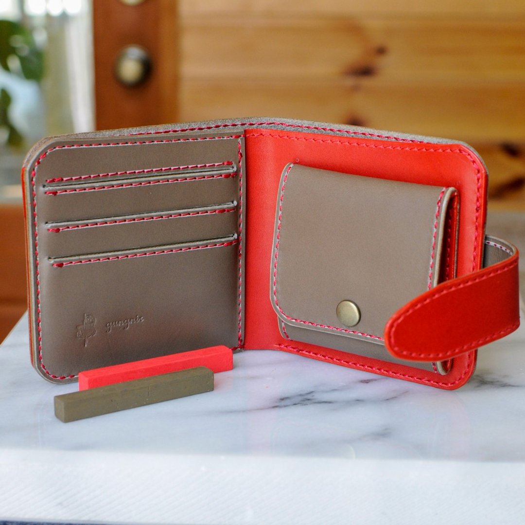 Simple Folding Wallet A No.6 Buttero - 皮夹/钱包 - 真皮 多色