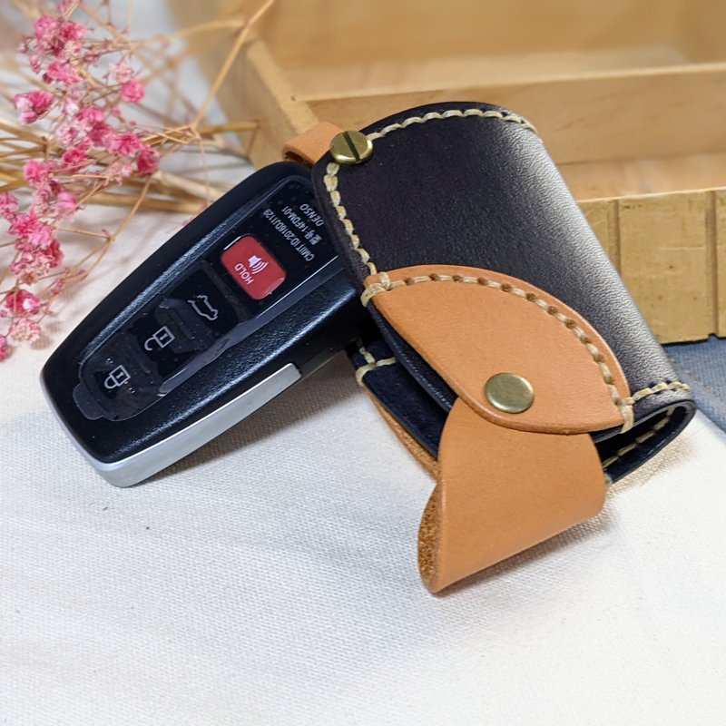 真皮 手缝 Toyota, Lexus, 福特 适用 汽车钥匙套 转动式开关 - 钥匙链/钥匙包 - 真皮 多色