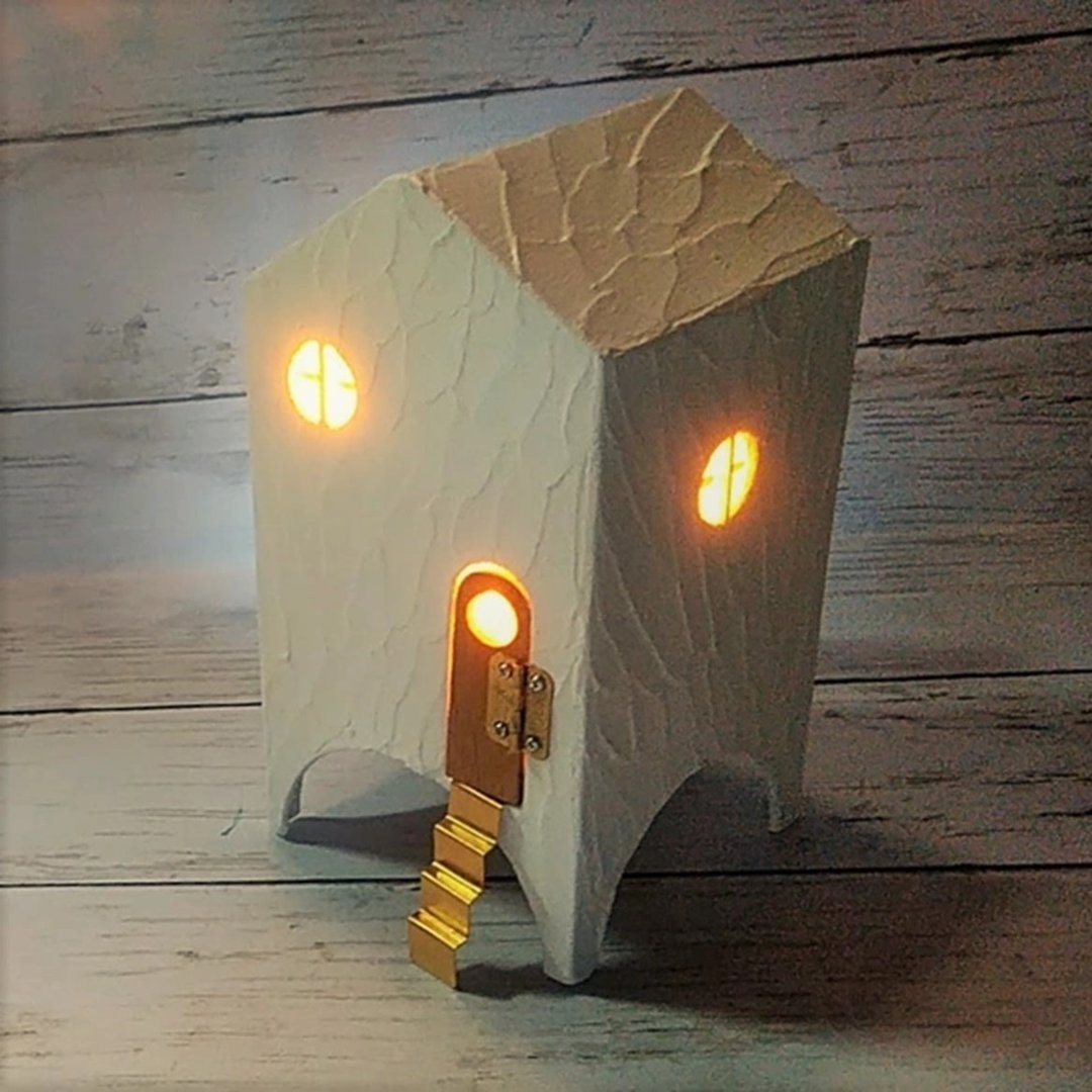 家之灯 (LED 电池规格) - 灯具/灯饰 - 木头 白色
