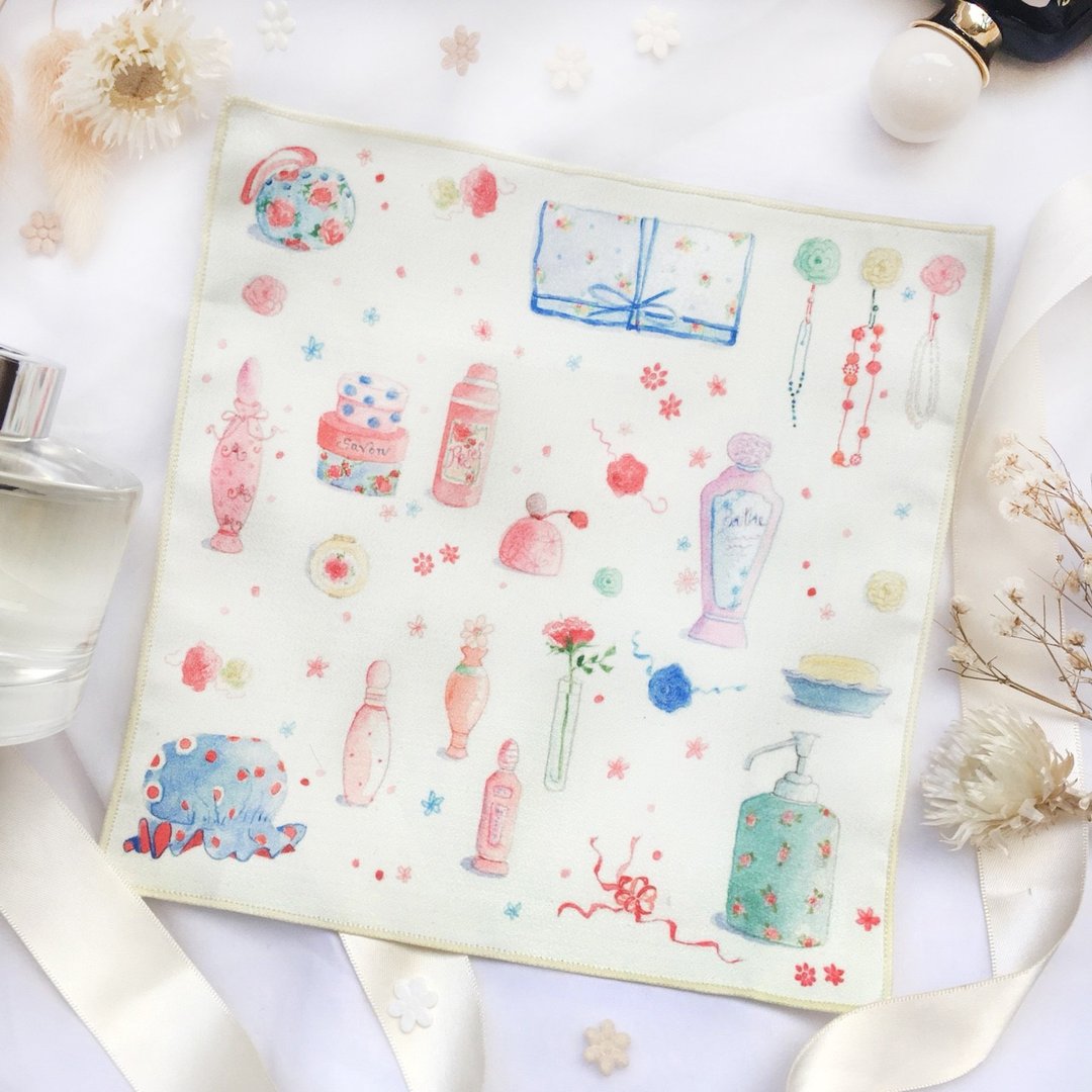 女孩系列_梦幻香水 Beauty and Fashion | 洗脸布 - 脸部清洁/卸妆用品 - 其他材质 粉红色