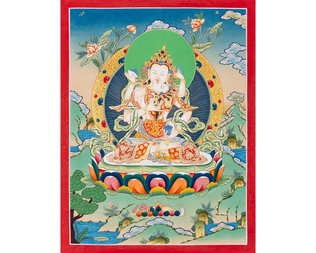 佛教多杰桑巴唐卡艺术 - 神圣净化 - 墙贴/壁贴 - 其他材质 多色