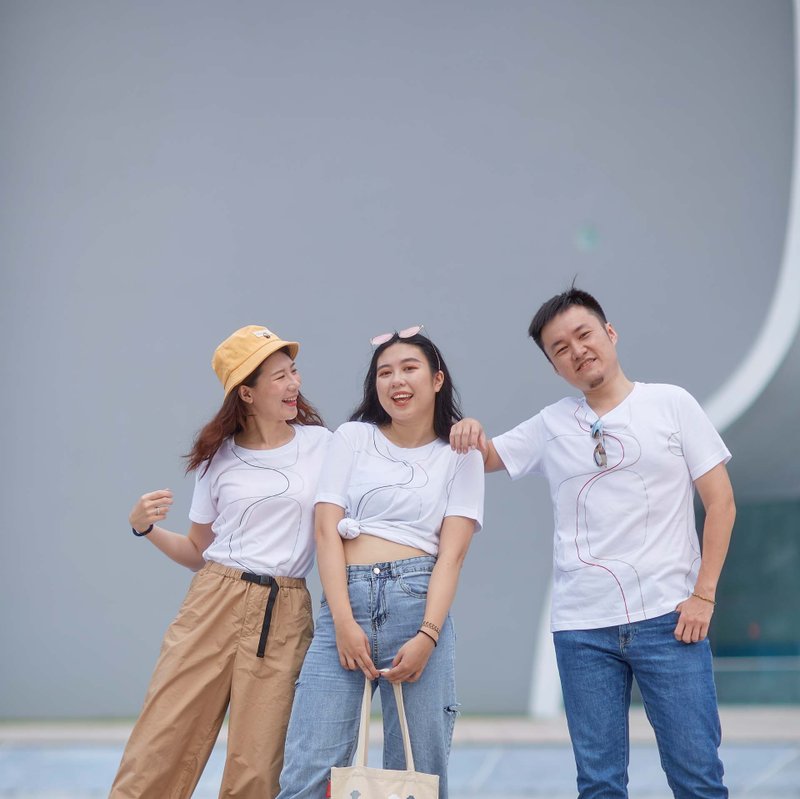 伊东豊雄原创设计T-shirt  _ TOYO ITO ORIGINAL - 中性连帽卫衣/T 恤 - 其他人造纤维 灰色