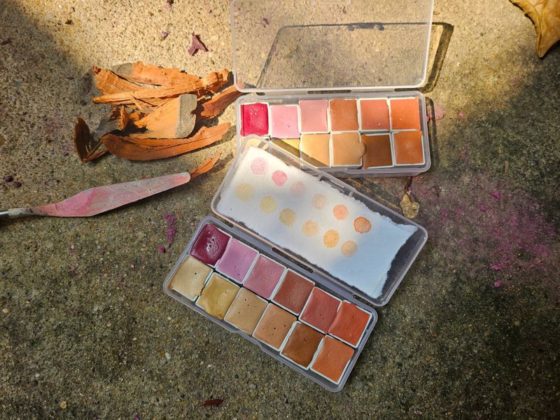 自然水彩、肤色设置 - 插画/绘画/写字 - 植物．花 