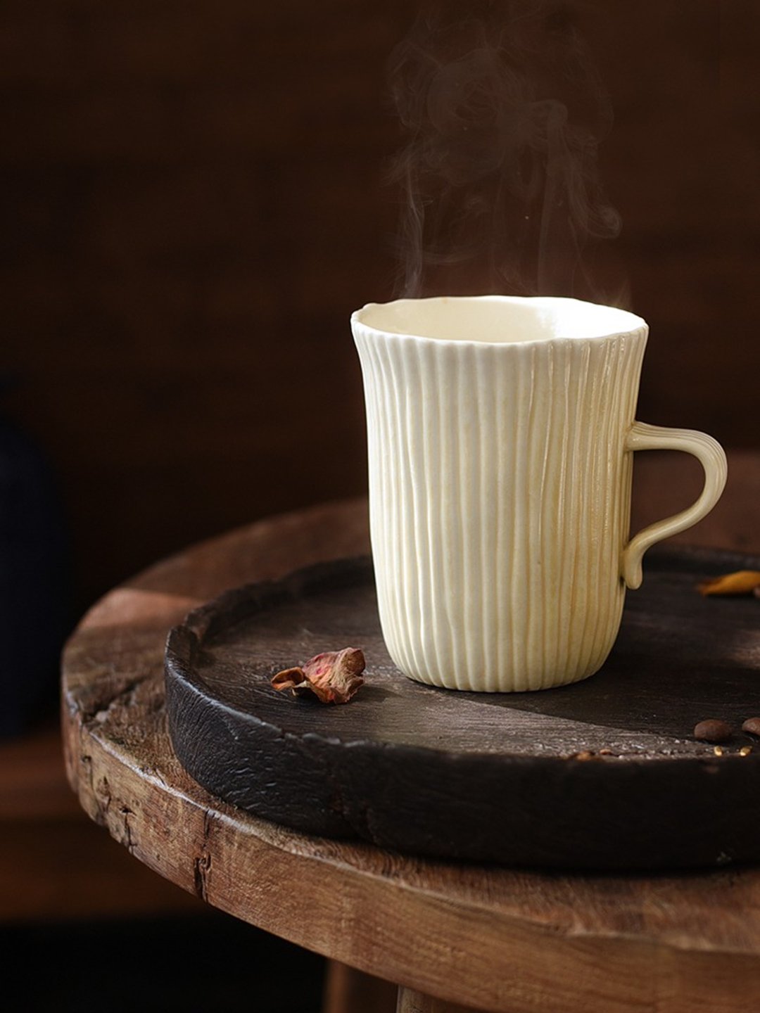 手工陶瓷马克杯北欧简约情侣杯原创创意水杯咖啡杯红茶杯拿铁杯 - 咖啡杯/马克杯 - 瓷 