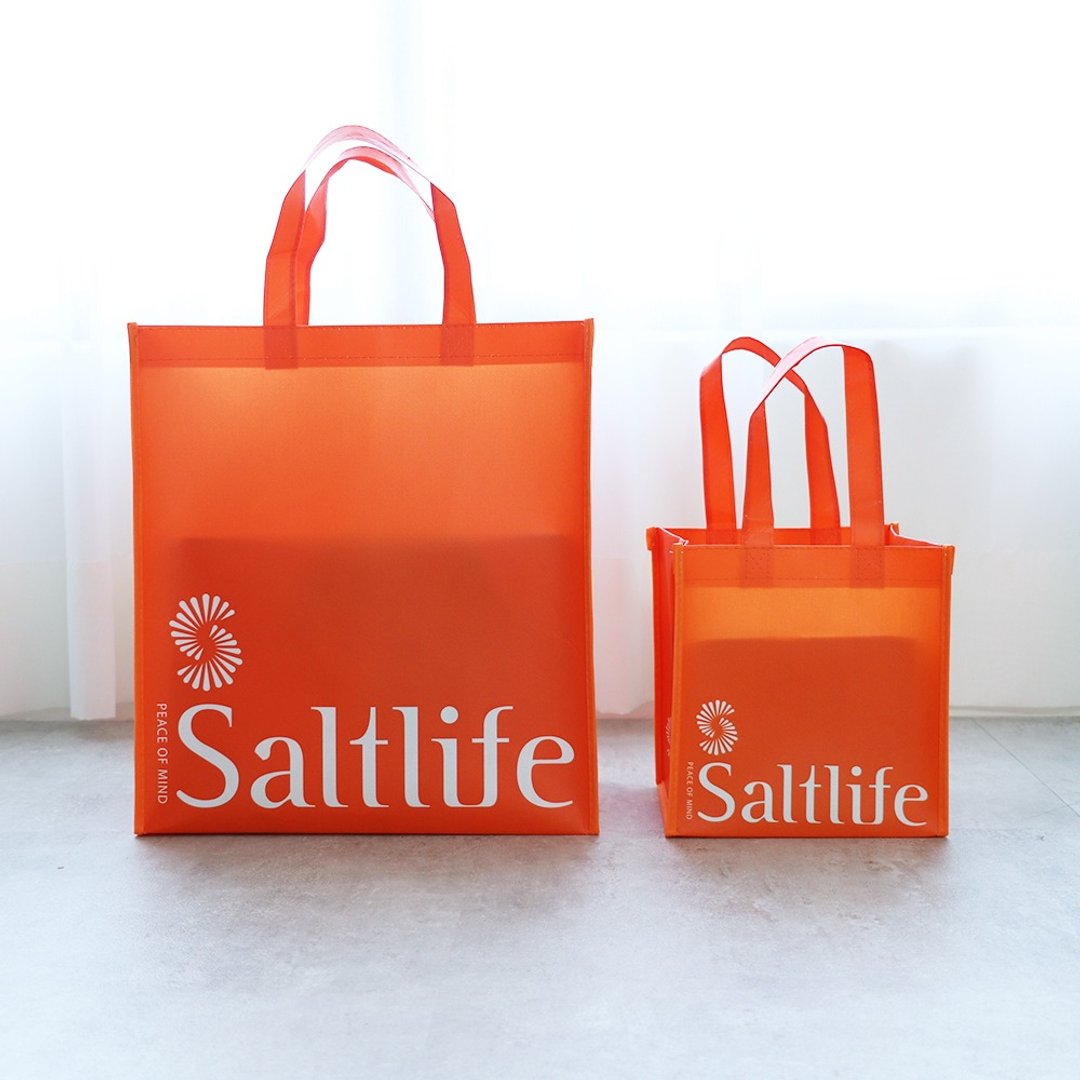 SALTLIFE 品牌提袋 I 不织布提袋 I 礼物袋 送礼包装 - 纸盒/包装盒 - 其他材质 橘色