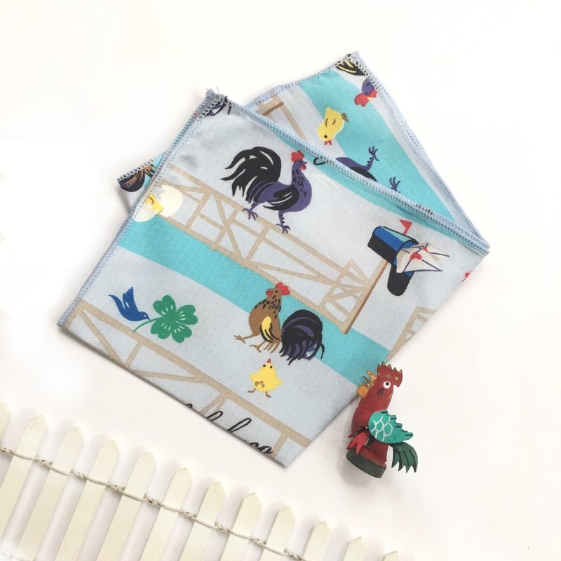 Roster Anniversary 动物设计款_鸡(POP) | 洗脸布 - 脸部清洁/卸妆用品 - 其他材质 蓝色