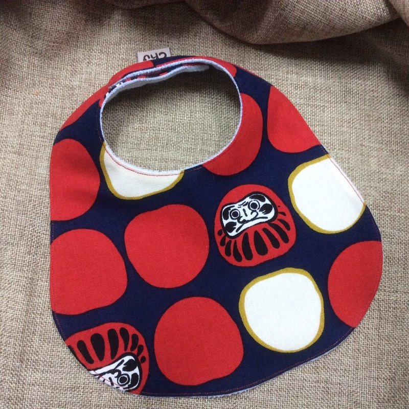 婴幼儿口水巾  围兜兜  达摩  福神 - 围嘴/口水巾 - 棉．麻 