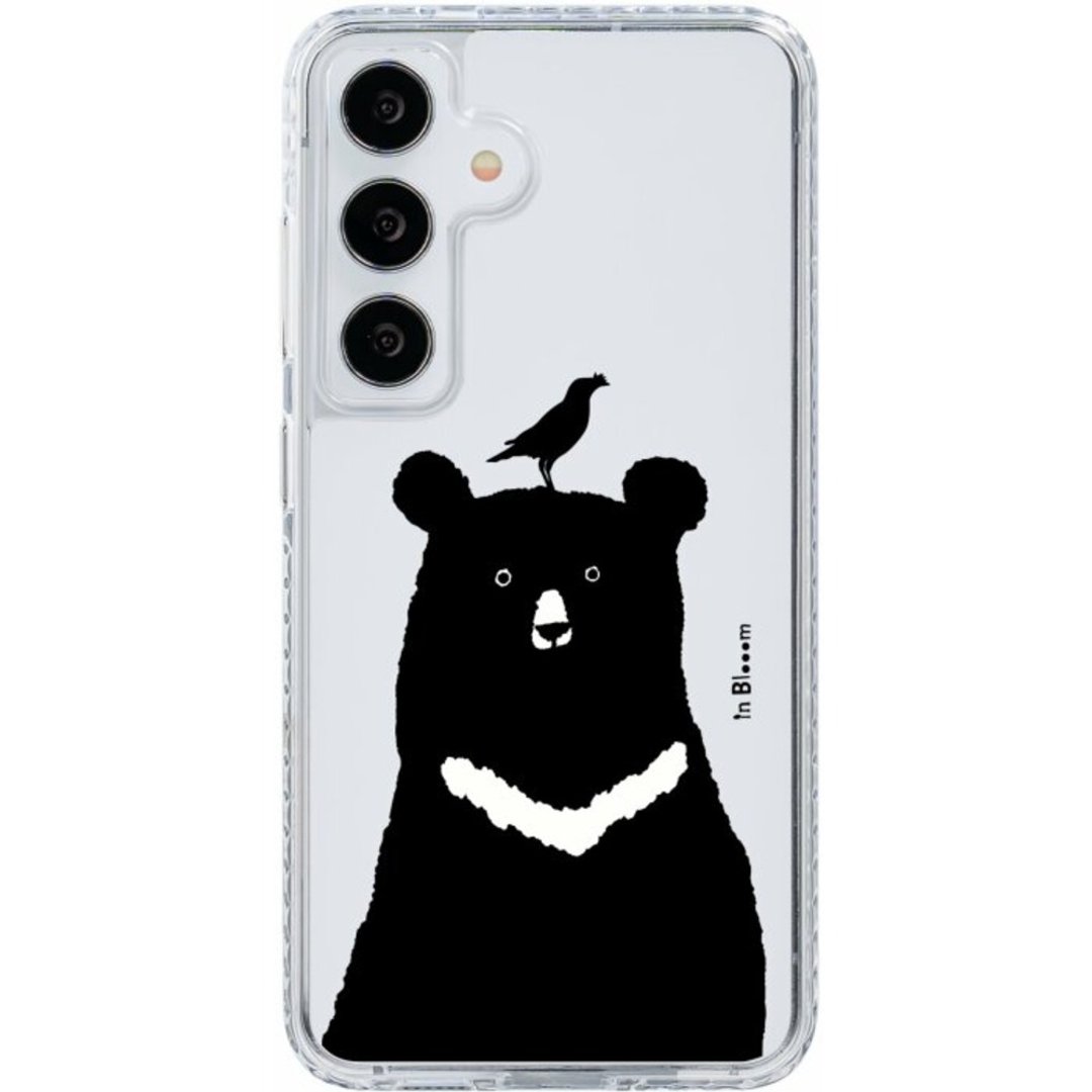 【预购】三星手机壳/Samsung Galaxy S24/动物园/台湾黑熊与八哥 - 手机壳/手机套 - 其他材质 透明