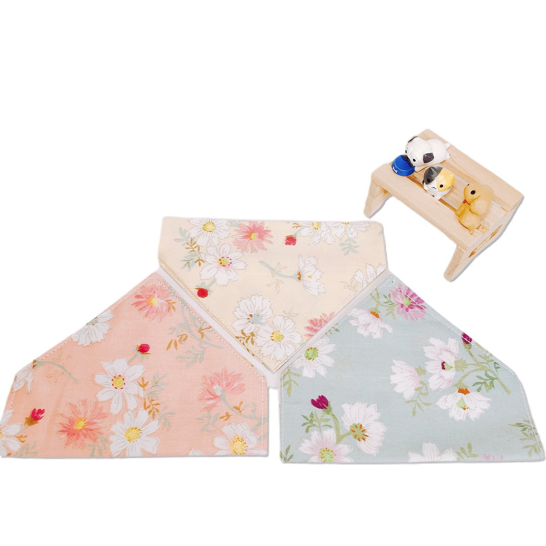 MaoFenBiBi 浪漫花系列领巾 - 手工项圈 & 手做项圈 - 项圈/牵绳 - 棉 