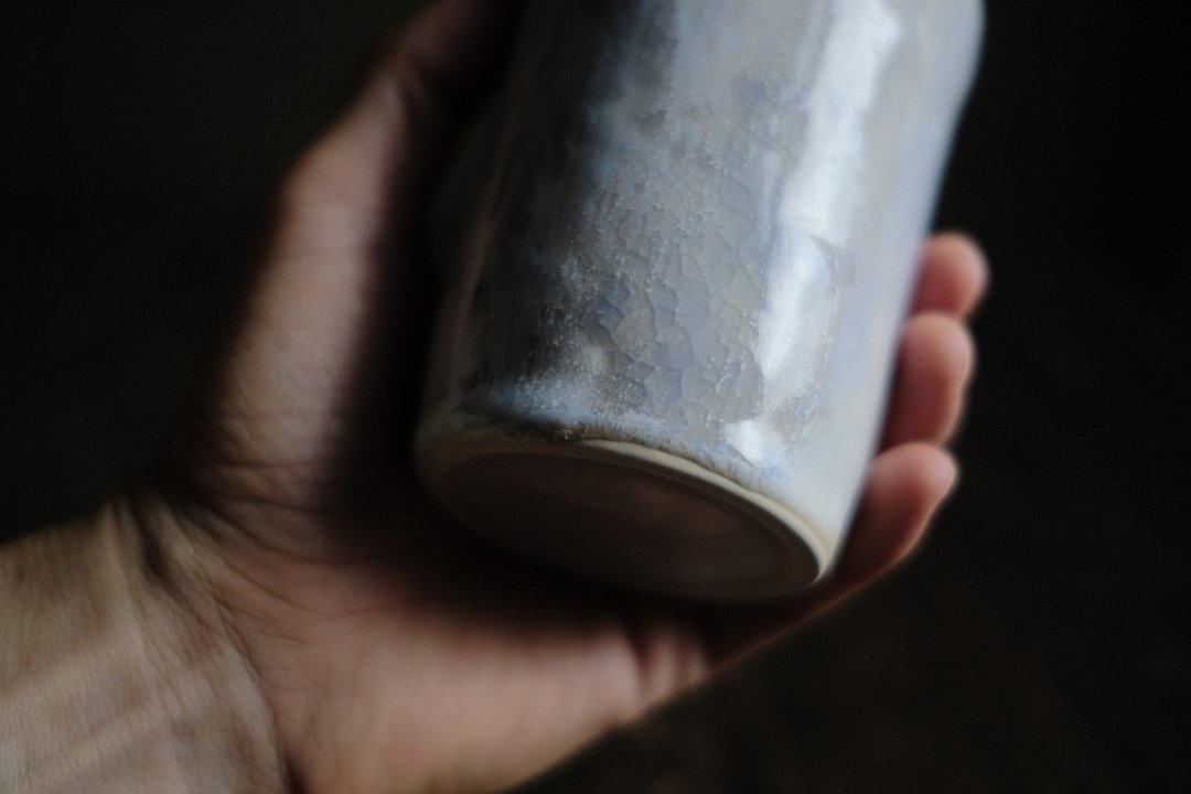 白层・亡骸之海・萨婆诃・握杯1 - 其他杯子 - 陶 白色