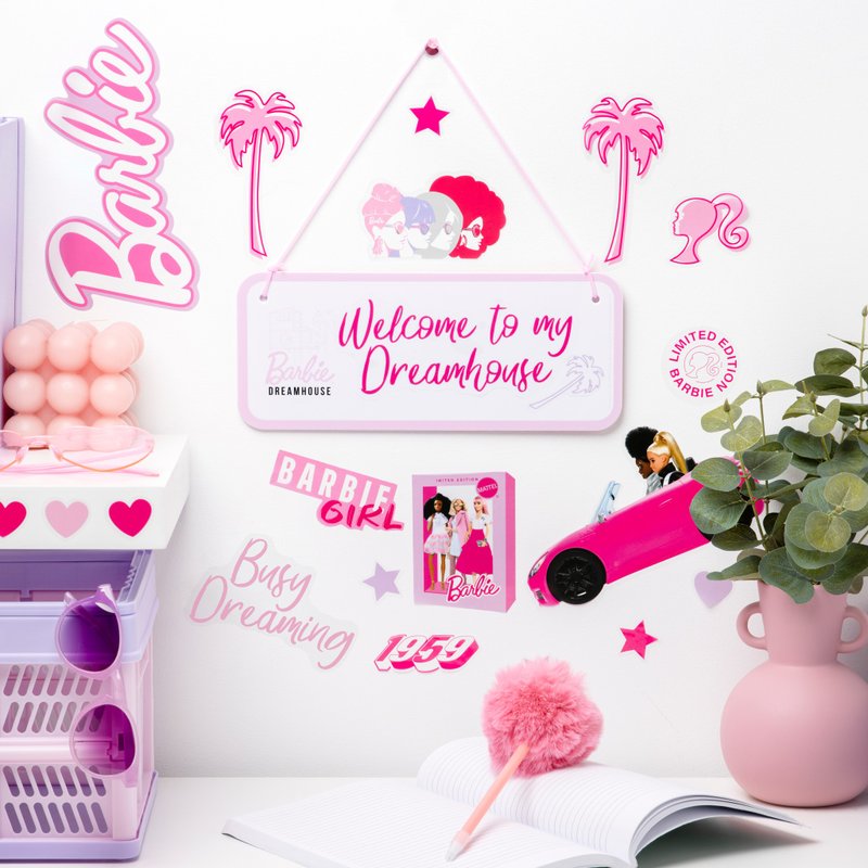 Paladone官方授权 Barbie Iconic 房间挂饰 - 摆饰 - 塑料 粉红色