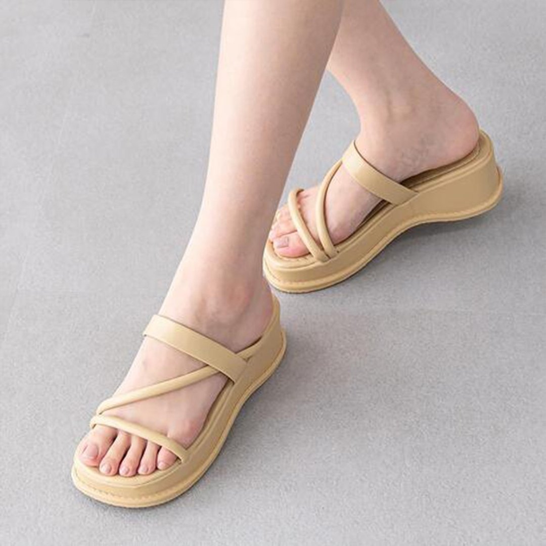 PRE-ORDER SPUR Sunrise Strap mule 涼鞋 SS9056 BEIGE - 其他女款皮鞋 - 其他材质 