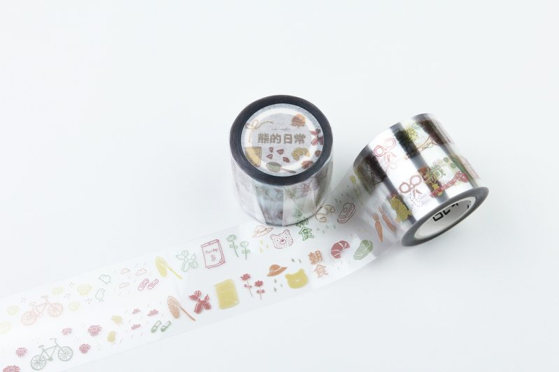 【熊的日常】 PET胶带 by Wendy - 纸胶带 - 塑料 透明