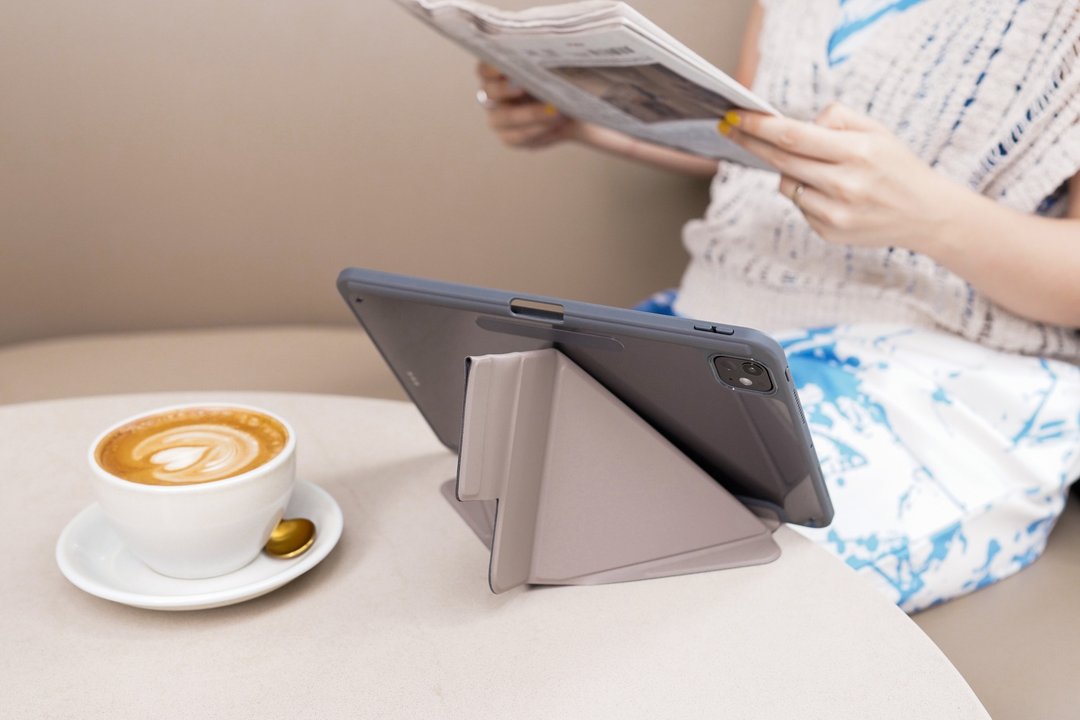 全保护翻盖保护壳附Apple Pencil插槽 iPad 11 - 大象灰 - 平板/电脑保护壳 - 其他材质 卡其色