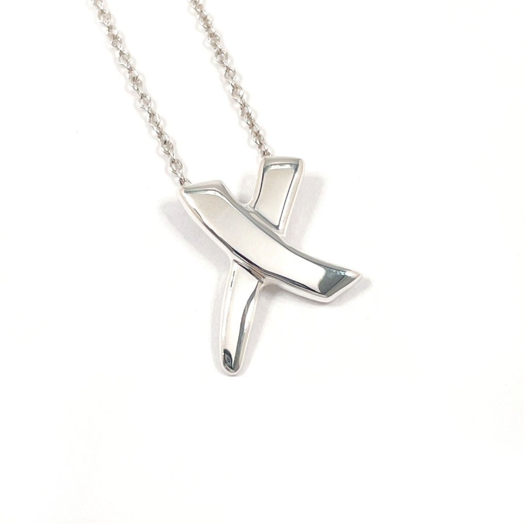 【日本直送 二手美品】蒂芙尼 TIFFANY&Co. 项链 Graffiti X Kiss Paloma Picasso 银 925 抛光处理 - 项链 - 纯银 银色