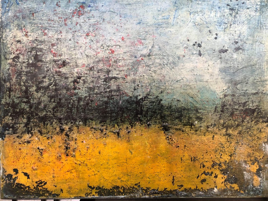 林丽云油画创作原作    岁月的尘埃 - 海报/装饰画/版画 - 其他材质 紫色