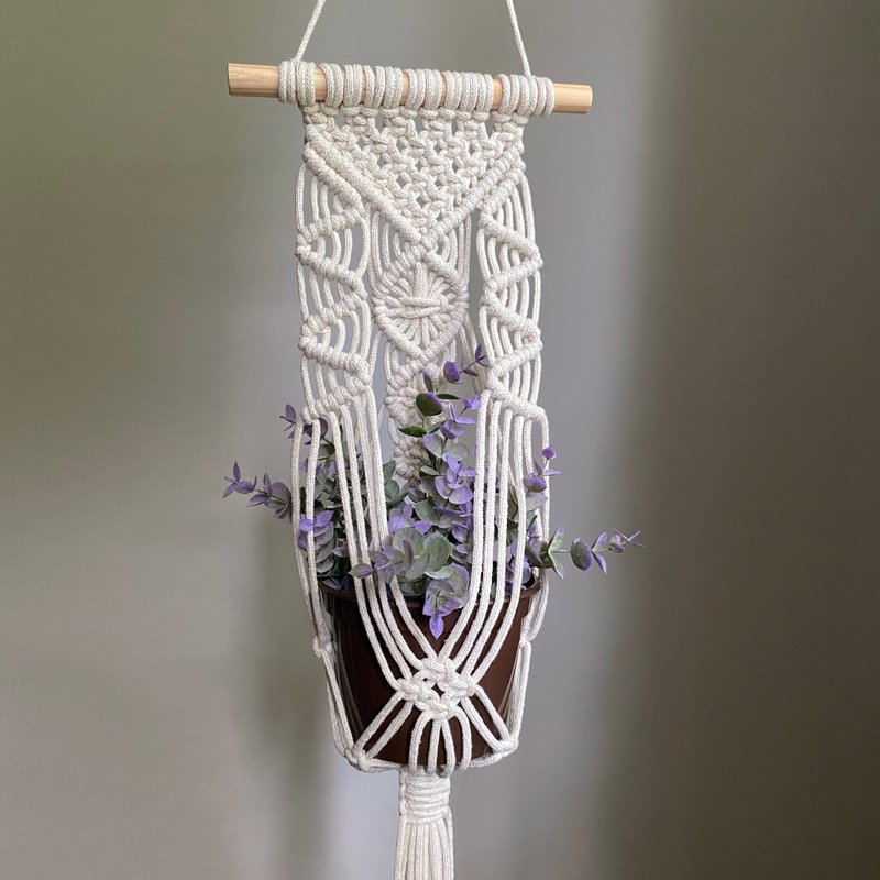 Macrame Plant Hanger Pattern PDF, Boho Decor DIY Tutorial - Digital Download - 手工艺教程/工具书 - 其他材质 