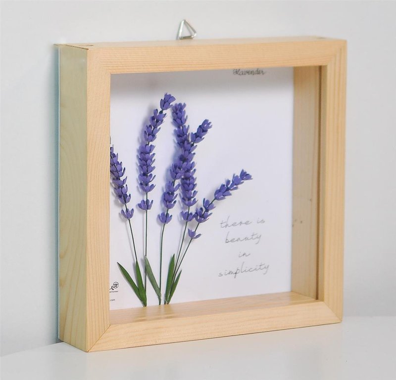 SIMPLICY – Lavender - Paper Flowers Art for Wall Decor, Home Decor - 墙贴/壁贴 - 环保材料 